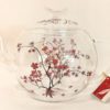 Bone China Glas Teekanne – Cherry Blossom